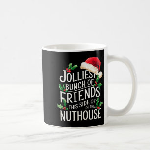 Vrolijkste groep vrienden Kerst matching sarcastis Koffiemok