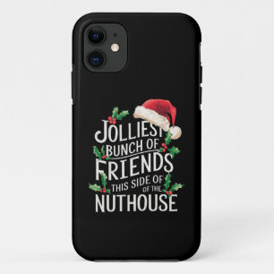 Vrolijkste groep vrienden Kerstmis bijpassend sarc iPhone 11 Hoesje