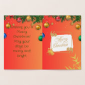 vrome kerst folie kaarten (Binnen)