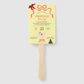 vrome kerst handwaaier (Achterkant)