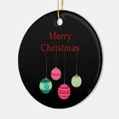 vrome kerst keramisch ornament (Links)