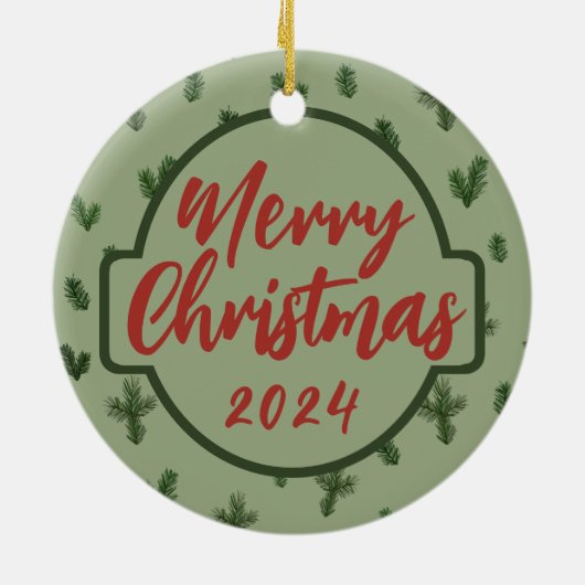 vrome kerst keramisch ornament (Achterkant)