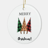 vrome kerst keramisch ornament (Links)