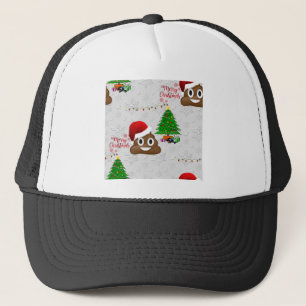 vrome kerst poo emoji trucker pet