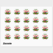 vrome kerst ronde sticker (Vel)