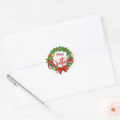vrome kerst ronde sticker (Envelop)