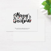 vrome kerst visitekaartje (Bureau)