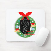 vrome kerstgorilla muismat (Met muis)