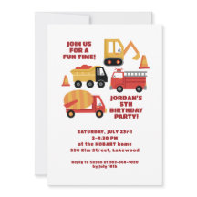 Vroom Honk Beep! Verjaardag van vrachtwagens