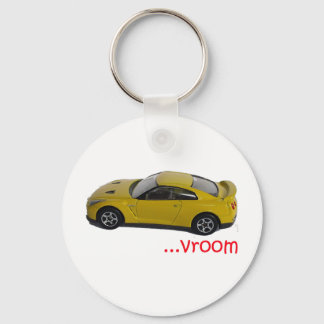 Vroom...snelle auto sleutelhanger