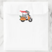 Vroom. Vierkante Sticker (Tas)