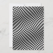 Vroom Vroom Race Car Anniversaire Fête Invitation (Dos)