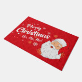 Vrory Kerstmis Ho Ho Santa Deurmat (Schuin)