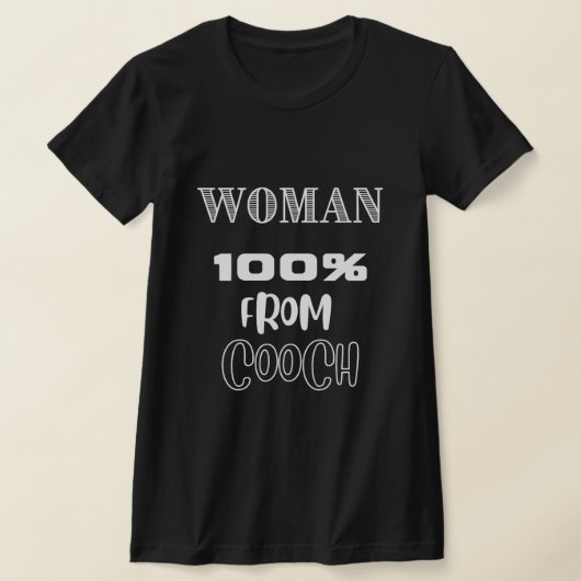 Vrouw 100% van de kok t-shirt (Laagn)