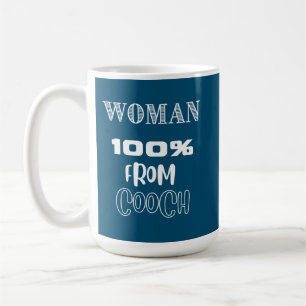 Vrouw 100% van koffie-Mok Koffiemok