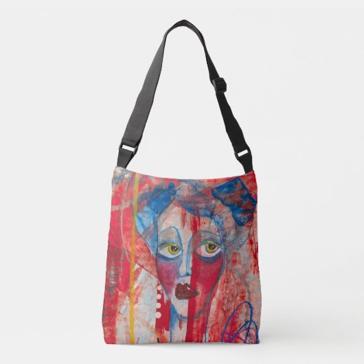 "Vrouw (104)" Crossbody Tas (Voorkant)