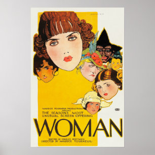 vrouw 1918 Hollywood film Poster