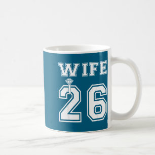 Vrouw 2026 echtgenoot bijpassend verlovingsfeest koffiemok