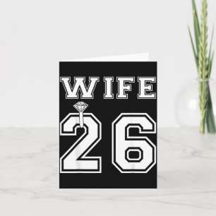Vrouw 2026 Man Bijpassend Verlovingsfeest Kaart