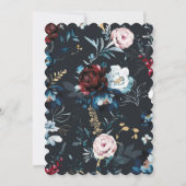 Vrouw 40 Jaar Verjaardagsuitnodiging Kaart (Achterkant)