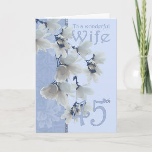 Vrouw 45 Verjaardag - Verjaardag Kaart Vrouw