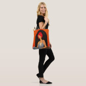 "Vrouw (87)" Draagtas (Op model)