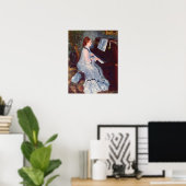 Vrouw aan de Piano Poster (Thuiskantoor)