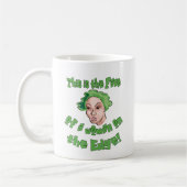 Vrouw aan de rand koffiemok (Links)