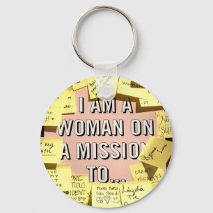 Vrouw aan een missie, Motivatie Sleutelhanger