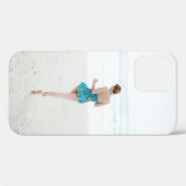 Vrouw aan land nabij strand Case-Mate iPhone case (Achterkant (horizontaal))