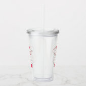 Vrouw Acryl Drinkbeker (Rechts)