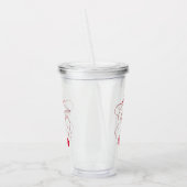 Vrouw Acryl Drinkbeker (Links)