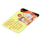 Vrouw altijd goed huwelijk magneet (Linkerzijde)