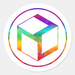 Vrouw Antahkarana - Yin Antahkarana Ronde Sticker