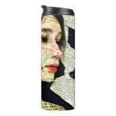  vrouw Art Collage Thermosbeker (Geroteerd rechts)