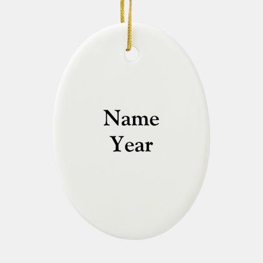 Vrouw arts Silhouette Kerstannament Keramisch Ornament (Achterkant)