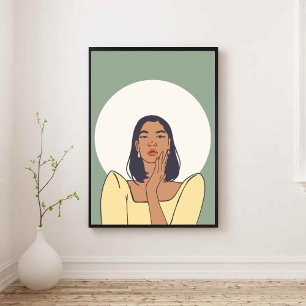 Vrouw aura poster
