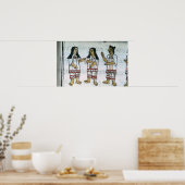 Vrouw Aztec-kostuums Poster (Keuken)