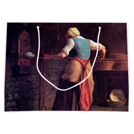 Vrouw Baking Bread, Jean-Francois Millet Groot Cadeauzakje (Voorkant)