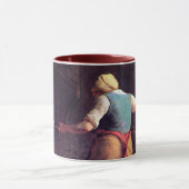 Vrouw Baking Bread, Jean-Francois Millet Mok (Midden)