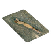 Vrouw Beauty Zonnebaden op het strand bij Portici Magneet (Rechterzijde)