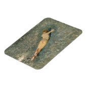 Vrouw Beauty Zonnebaden op het strand bij Portici Magneet (Linkerzijde)