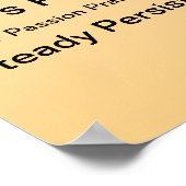 Vrouw: Beginselen van het leven — doorzettingsverm Poster (Hoek)