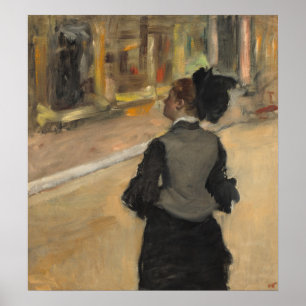 Vrouw: Bezoek een museum - Edgar Degas Fine Art Poster