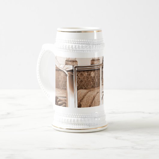  vrouw bierpul (Voorkant links)