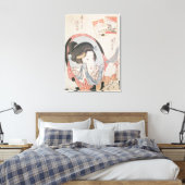 Vrouw bij haar Mirror, gepubliceerd onder c.1830 Canvas Afdruk (Insitu (Slaapkamer))