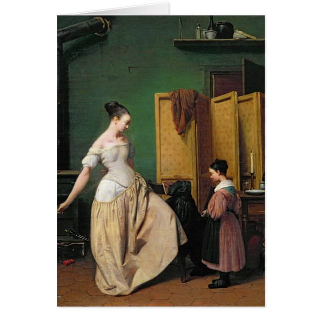 Vrouw bij haar Toilet, 1835 (Voorkant)