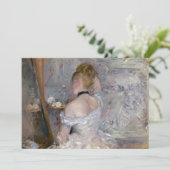 Vrouw bij haar toilette | Berthe Morisot (Staand voorkant)