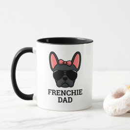 Vrouw Black Bulldog Frenchie Dog Dad Mok