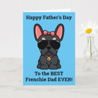 Vrouw Black Tan French Bulldog-Vaderdag